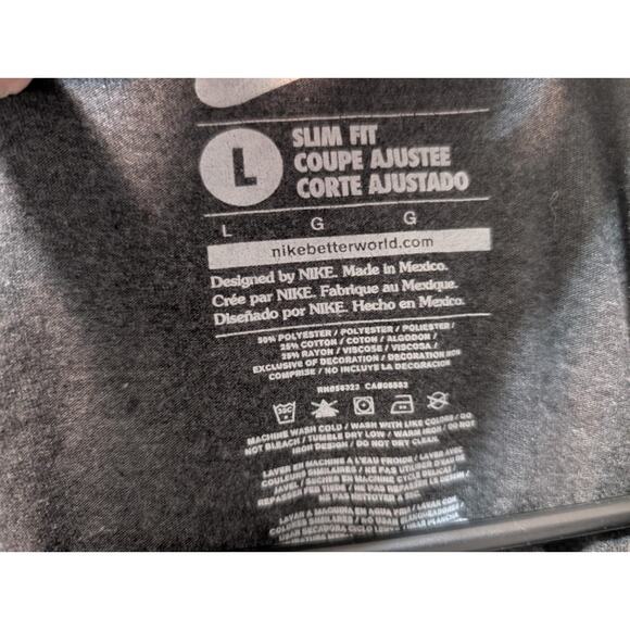 San Fransisco Giants Shirt Womens Gray SF Logo Nike V-Neck Slim Fit Size L MLB - Picture 4 of 7